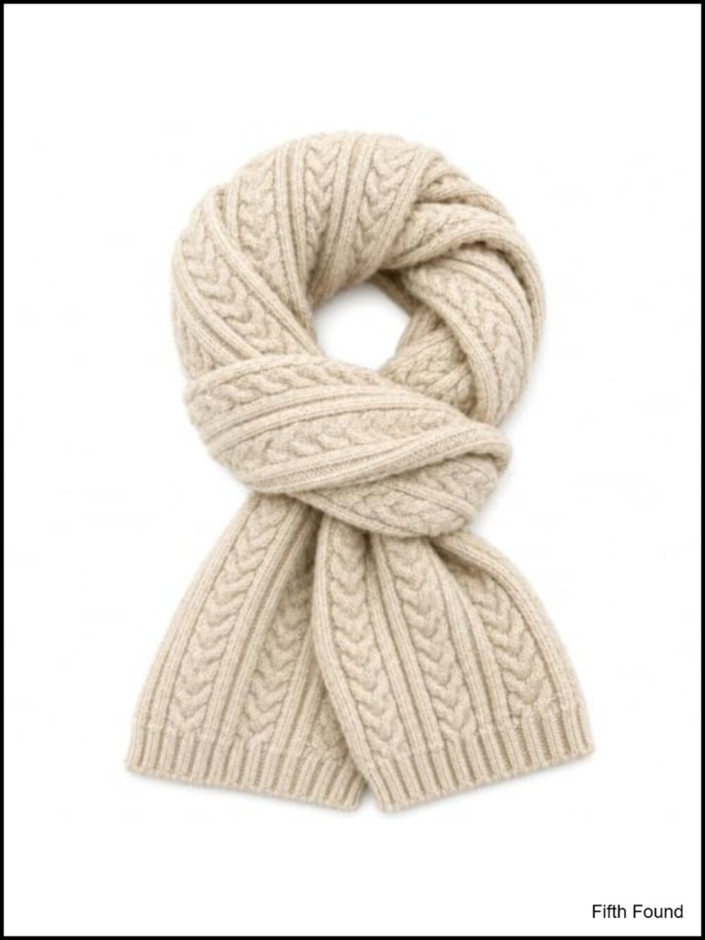 Chunky Cable Knit Winter Scarf Thick Warm Cold Weather Wrap